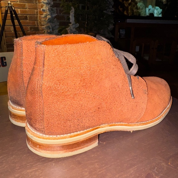 Wolverine 1000 Mile Latham Boots Men's 10 Rust Rough Out Leather MADE IN USA - Picture 4 of 16